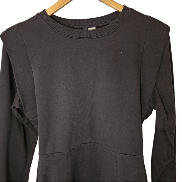 H&M Fitted Sweatshirt Long Sleeve Dress Medium - Picture 4 of 8